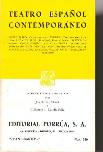 Beispielbild fr Teatro Espanol Contemporaneo # 330 ("Sepan Cuantos.") zum Verkauf von Newsboy Books