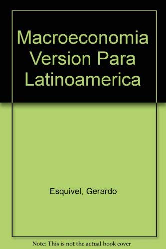 9789684444416: Macroeconomia Version Para Latinoamerica (Spanish Edition)