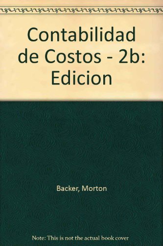 Stock image for CONTABILIDAD DE COSTOS for sale by Libreria El Dia