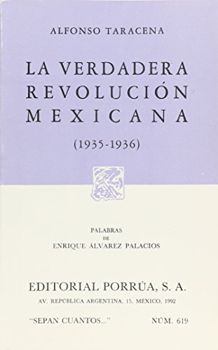 Imagen de archivo de La verdadera Revolucin Mexicana (1935-1936) a la venta por Librera Juan Rulfo -FCE Madrid