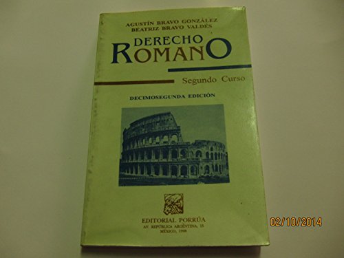 Stock image for DERECHO ROMANO. SEGUNDO CURSO for sale by Libreria El Dia