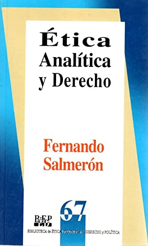 Beispielbild fr tica analtica y derecho . zum Verkauf von Librera Astarloa