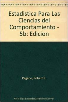 9789687529837: ESTADISTICA CIENCIAS COMPORT, 5ED (PEDAGOGIA)