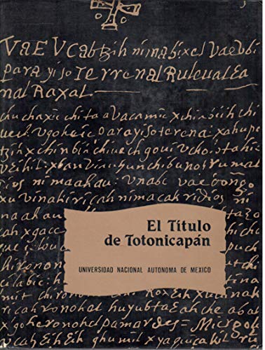 9789688373767: Titulo de Totonicapan: Texto, traduccion y comentario (Fuentes para el estudio de la cultura maya)