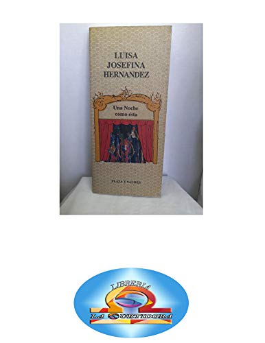 Beispielbild fr Una noche como sta zum Verkauf von HISPANO ALEMANA Libros, lengua y cultura