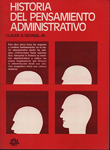 9789688800058: Historia Del Pensamiento Administrativo (Spanish Edition)