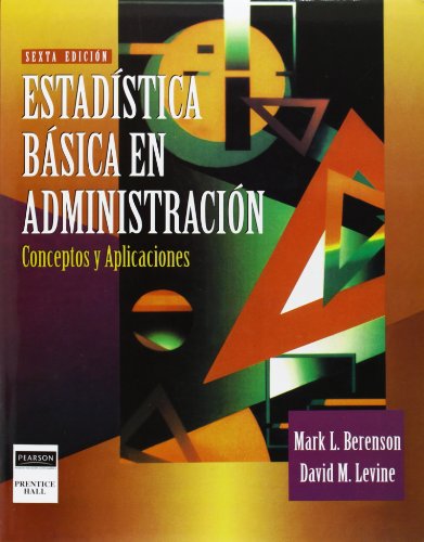 Imagen de archivo de Estadistica Basica En Administracion (Spanish Edition) a la venta por HPB-Red