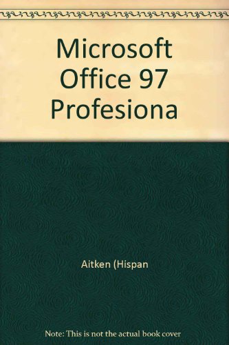 9789688809167: Microsoft Office 97 Professional 6 En 1