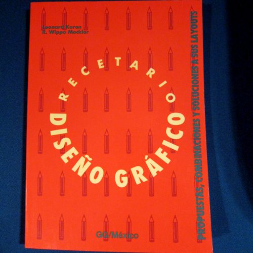 9789688871881: Recetario Diseo Grafico