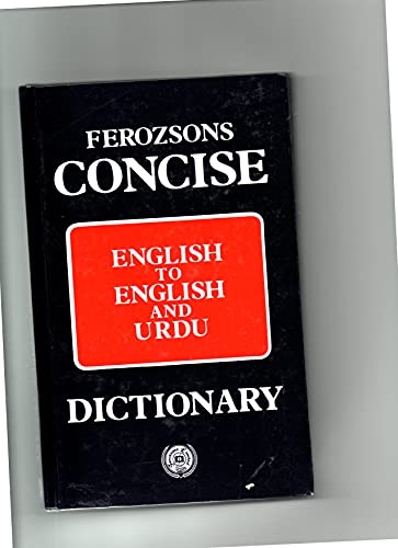Beispielbild fr Ferozsons Concise English to English and Urdu Dictionary zum Verkauf von Anybook.com