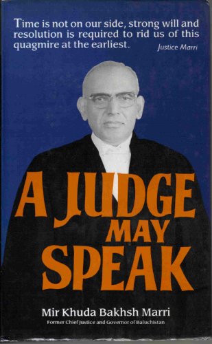 Imagen de archivo de A Judge May Speak a la venta por Valley Books