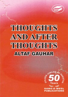 Thoughts and after thoughts (9789693508420) by Gauhar, Altaf