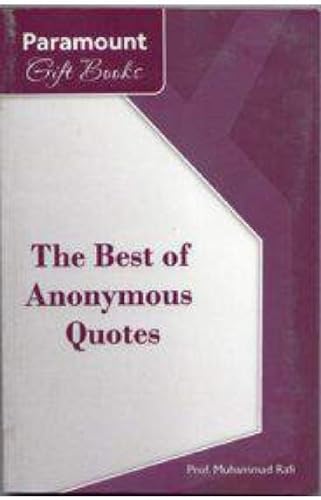 Stock image for The Best of Anonymous Quotes for sale by PBShop.store US