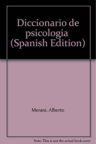 9789700501376: The Diccionario de Psicologia