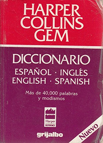 Stock image for Diccionario Harper Collins Gem-Pack 5000 Pal. (Spanish Edition) for sale by Fallen Leaf Books