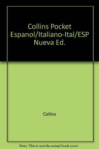 Stock image for Collins Pocket Espanol/Italiano-Ital/ESP Nueva Ed. (Spanish Edition) for sale by Nealsbooks