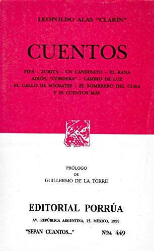 Cuentos/Alas (9789700715568) by Alas, Leopoldo