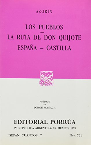Imagen de archivo de PUEBLOS LA RUTA DE DON QUIJOTE ESPA'A CASTILLA (SC-701) [Paperback] by MARTI. a la venta por Iridium_Books