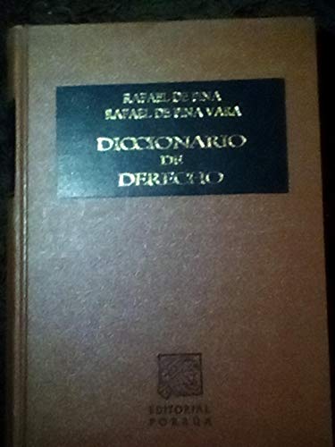 Stock image for Diccionario de derecho (Spanish Edition) for sale by ThriftBooks-Atlanta