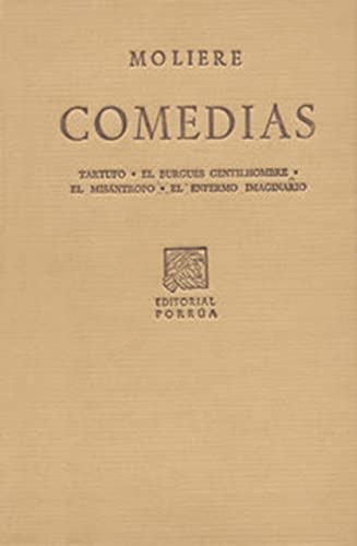 Beispielbild fr Comedias: Tartufo, El burgus, [Paperback] by MOLIERE zum Verkauf von Iridium_Books