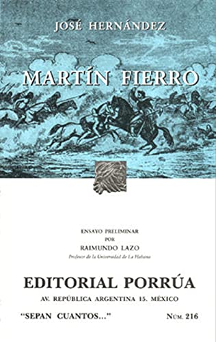 Stock image for Martin Fierro (Sepan Cuantos / Know How Many) (Spanish Edition) for sale by Book House in Dinkytown, IOBA
