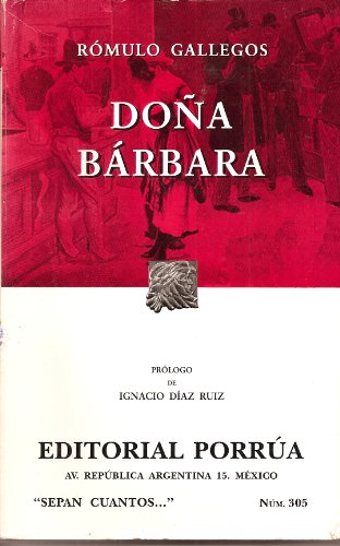 Imagen de archivo de Dona Barbara (Spanish Edition) a la venta por The Yard Sale Store
