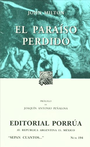 Stock image for PARAISO PERDIDO, EL (SC-0194R) [Paperback] by Joaquin Antonio Pen?alosa. for sale by Iridium_Books