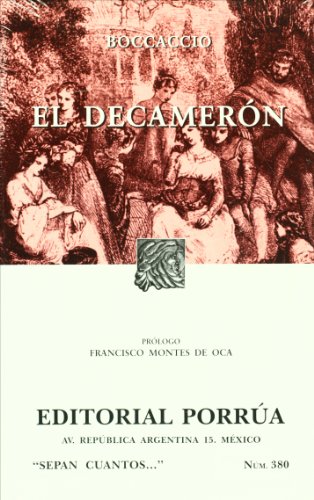 El decameron (SC380) (Spanish Edition) (9789700752853) by Giovanni Boccaccio