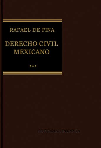 9789700760940: derecho civil mexicano vol. 03