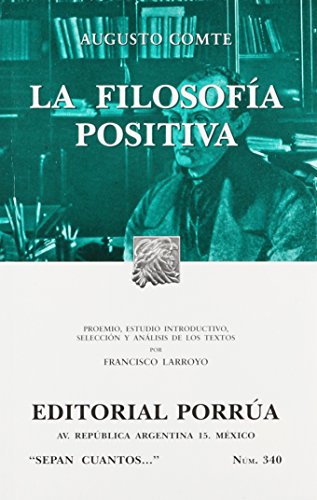 9789700765211: La filosofa positiva