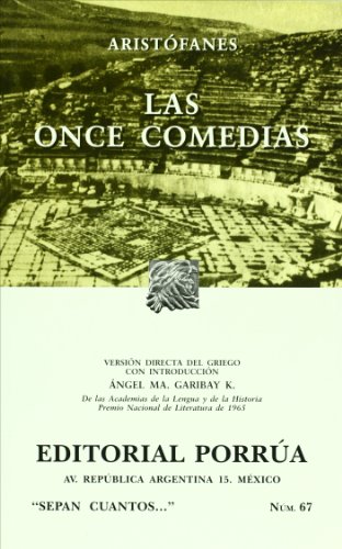 Resultado de imagen para aristofanes las once comedias