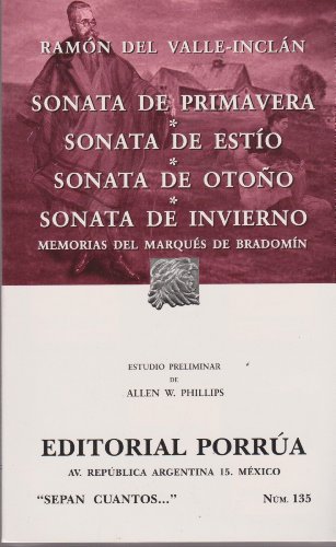 Beispielbild fr Sonata de primavera. Sonata de estio, Sonata de otono. Sonata de invierno (Spanish Edition) zum Verkauf von SecondSale