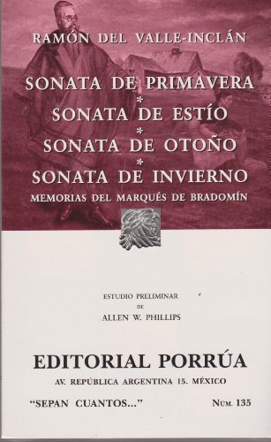 Imagen de archivo de Sonata de primavera. Sonata de estio, Sonata de otono. Sonata de invierno (Spanish Edition) a la venta por SecondSale