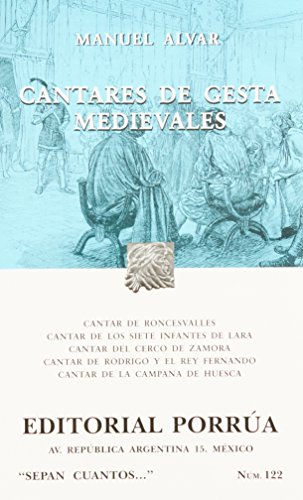 Imagen de archivo de CANTARES DE GESTA MEDIEVALES (SC122) [Paperback] by ALVAR, MANUEL a la venta por Iridium_Books