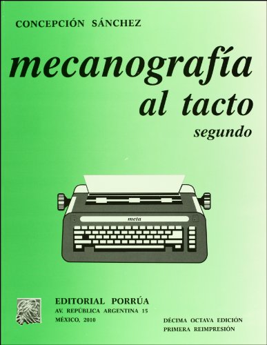 Stock image for MECANOGRAFIA AL TACTO 2 [Paperback] by CONCEPCION SANCHEZ for sale by Iridium_Books