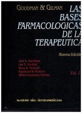 Beispielbild fr las bases farmacologicas de la terapeutica tomo 1 9 edEd. 1996 zum Verkauf von DMBeeBookstore