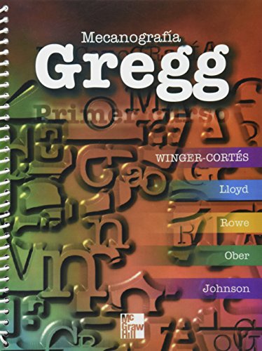 9789701021828: MECANOGRAFIA GREGG 1 TEXTO 3/E