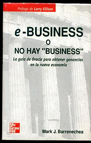 Imagen de archivo de E-Business o No hay "business" a la venta por Tik Books ME