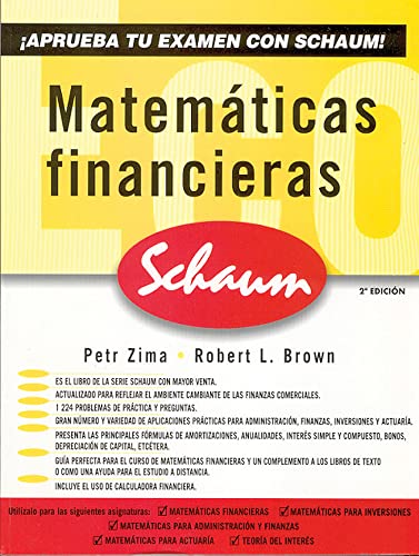 9789701054987: Matemticas Financieras, 2/E (serie SCHAUM)