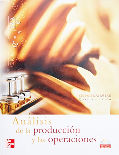 ANALISIS DE LA PRODUCCION Y LAS OPERACIONES (9789701062395) by Nahmias Steven