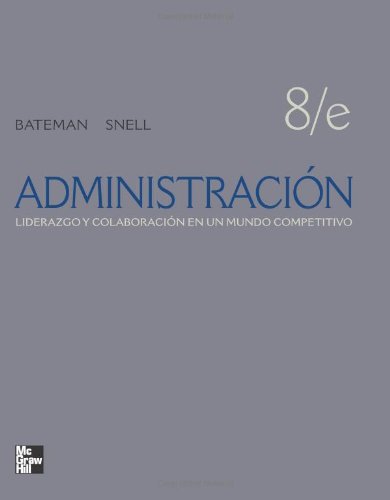 Stock image for Administracin (Spanish Edition) for sale by GF Books, Inc.
