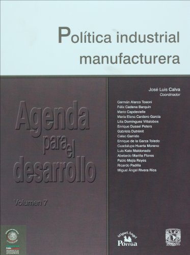 Agenda para el desarrollo vol. 7. Politica industrial manufacturera (Spanish Edition) (9789703235391) by Jose Luis Calva