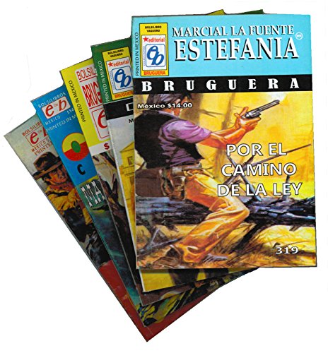 9789706083524: Cinco Novelas Surtidas De Vaqueros Por Marcial Lafuente Estefania y otros autores. (Bolsilibro Vaquero)