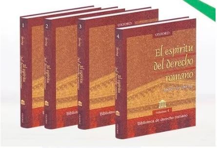 9789706135223: Espiritu del Derecho Romano, El