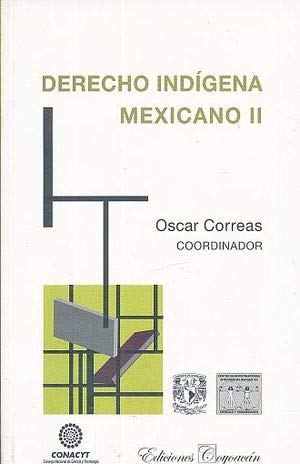 Beispielbild fr Derecho indgena mexicano II Correas, scar zum Verkauf von Iridium_Books