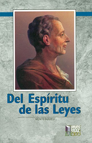 DEL ESPIRITU DE LA LEYES (9789707371941) by MONTESQUIEU