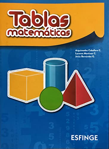 Stock image for TABLAS MATEMATICAS 2012 [Paperback] by CABALLERO C., ARQUIMIDES for sale by Iridium_Books