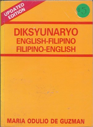 Imagen de archivo de Diksyunaryoo; English-Filipino, Filipino-English; Updated Edition a la venta por HPB Inc.