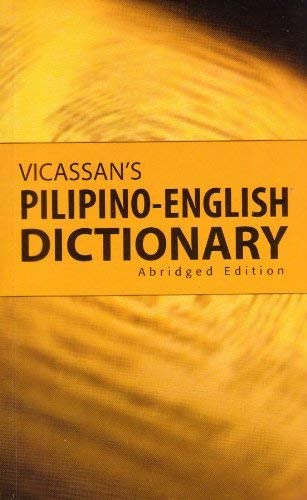 Stock image for Vicassan's Pilipino-English Dictionary for sale by Discover Books