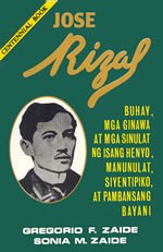 9789716420708: Jose Rizal (Buhay, Mga Ginawa At Sinulat) in Tagalog Version- Philippine Book
